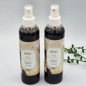 Camille Beckman Body Mist French Vanilla 8 Oz Set‎ of 2 Spray Fragrance NEW
